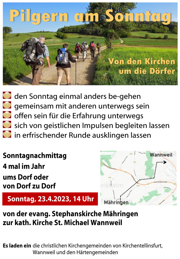 Pilgern April