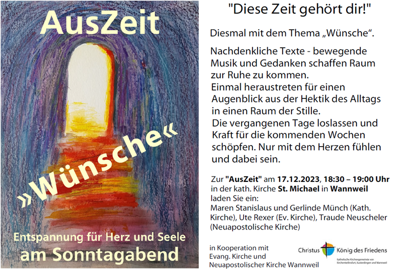 Auszeit Dezember